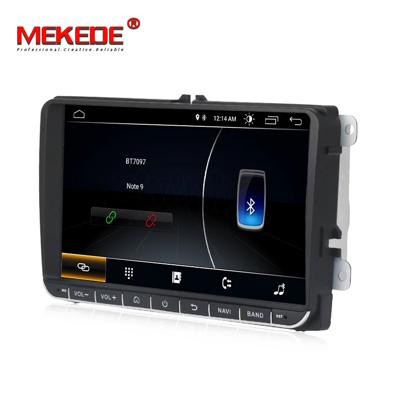Discount MEKEDE  Car multimedia player EU warehouse Android 8.1 car dvd player for polo golf passat tiguan skoda yeti superb rapid gps 4