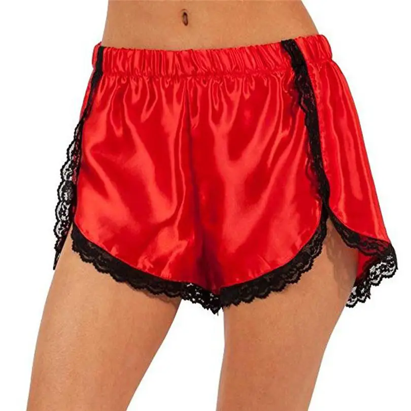 New Women's Satin Sleepwear Women Elegant Ladies Passion Casual Daily Nightwear Sexy Lingerie Babydoll G-string Dress #4F10 (4)