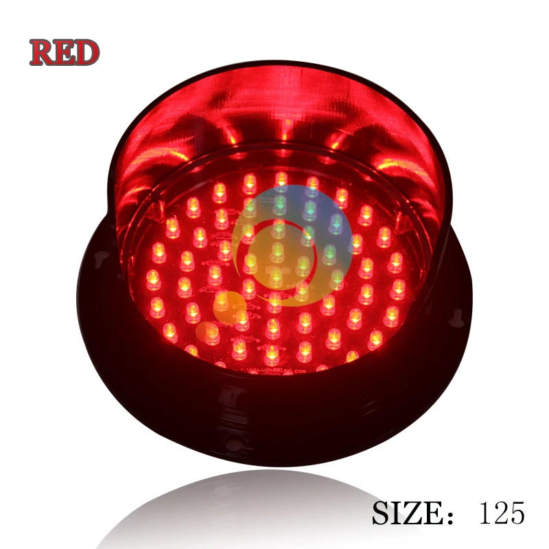 

New mould mini traffic light for school teaching customized 125mm traffic lamp cheap LED traffic signal lamp