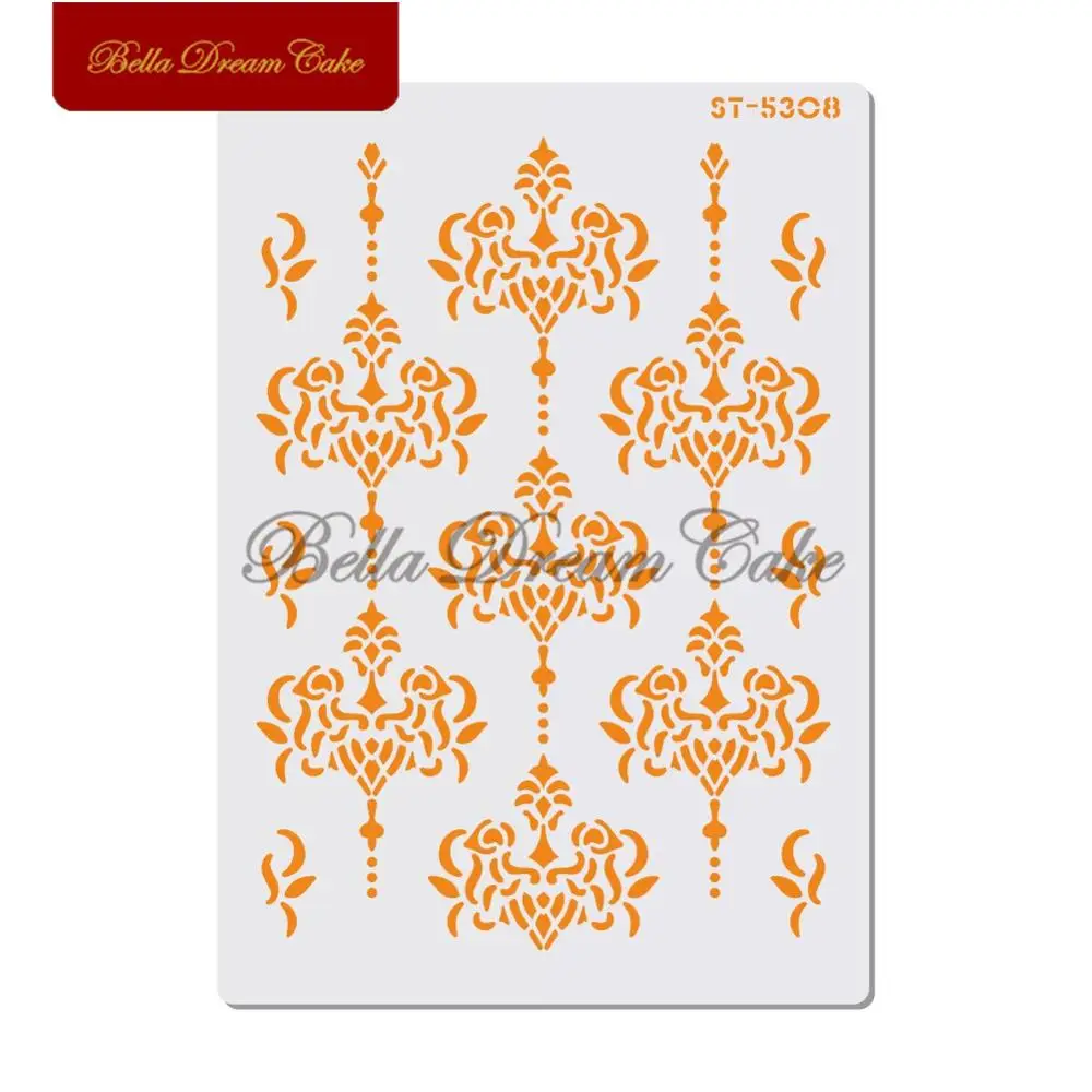 

Chinese Knot Design Cake Stencil Cake Tool Plastic Painting Layering Stencils For DIY Scrapbooking Art Drawing Stencil Template