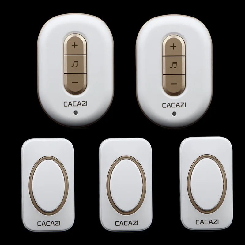 

Free shipping! 3 transmitter + 2Receiver New Wireless Doorbell With Remote Control Musical 48Tunes Digtal doorchime
