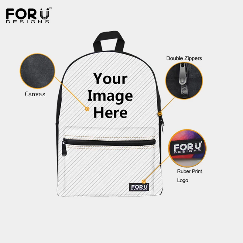Школьный ранец FORUDESIGNS для женщин сумка на плечо с 3D рисунком бабочек и животных