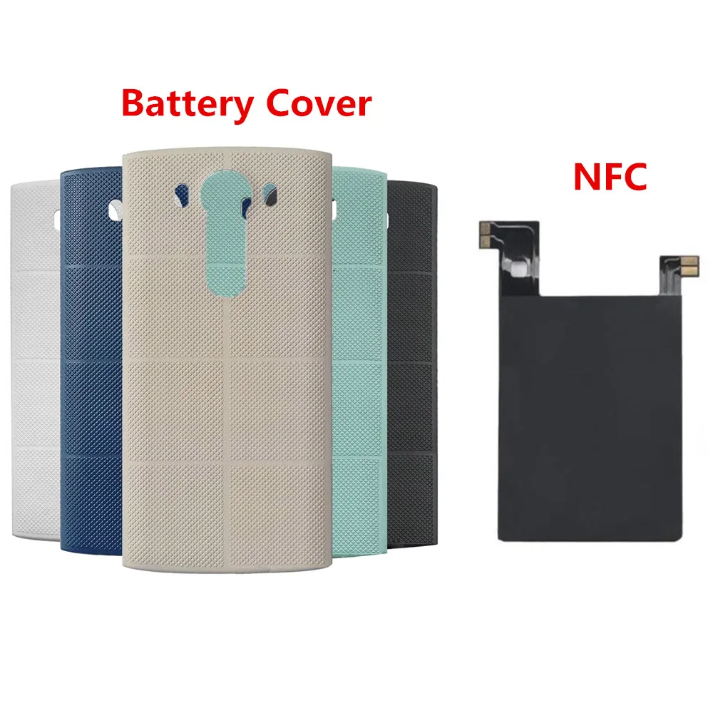

Back Rear Cover Housing For LG V10 Battery Door With NFC H960 H968 H900 H901 VS990 Rear Case