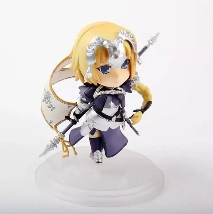 

Anime Fate/Apocrypha Joan of Arc Cute Ver. Action Figure PVC Collection Model Doll Toy Gift With Box 10cm