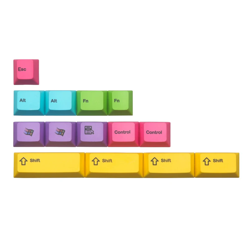 Npkc краситель подложки keycaps Вишневый профиль pbt keycap для механической