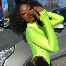 Simenual Neon Color Sexy Hot Bodysuit Bodycon Basic Long Sleeve Rompers Womens Jumpsuit 2019 Fashion Solid Streetwear Bodysuits Simenual Neon Color Sexy Hot Bodysuit Bodycon Basic Long Sleeve Rompers Womens Jumpsuit 2019 Fashion Solid Streetwear Bodysuits