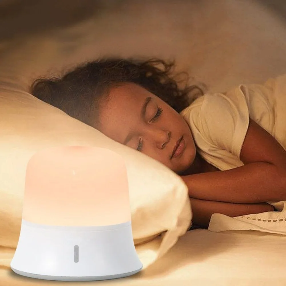 

Portable LED Night Light Baby Nursery Lamp with Sensor Touch Control Adjustable Brightness USB Rechargeable Bedside Tent Lamp