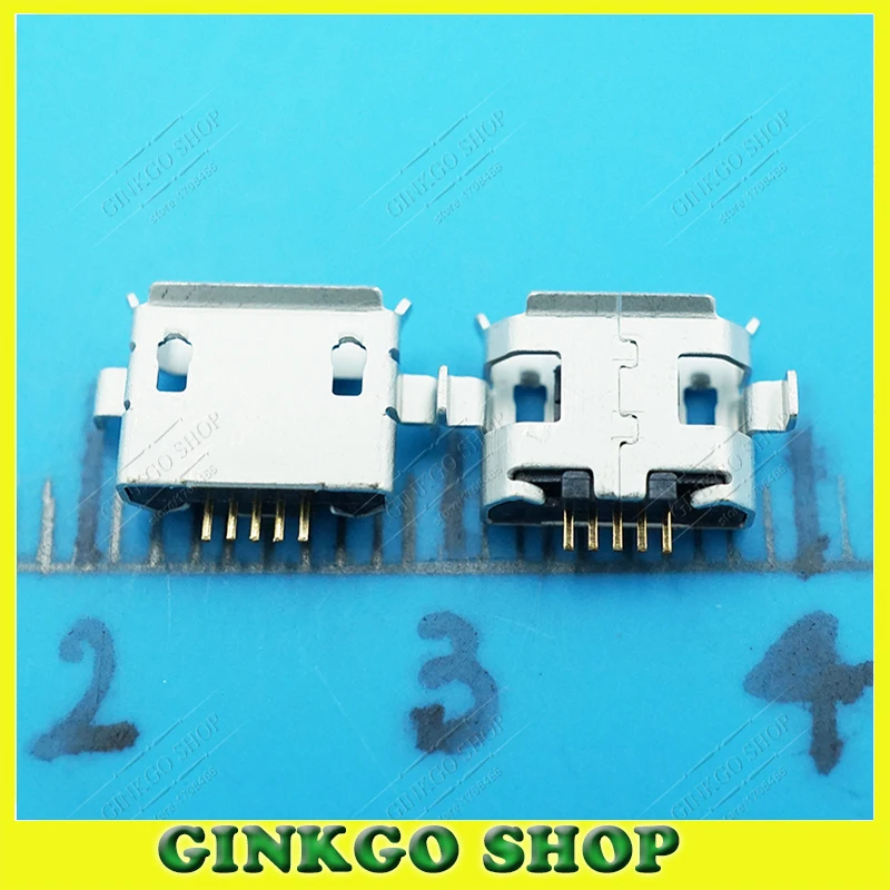 500 шт./лот 5 pin 5P Micro USB разъем зарядка данных Соединительная розетка для мини Pad