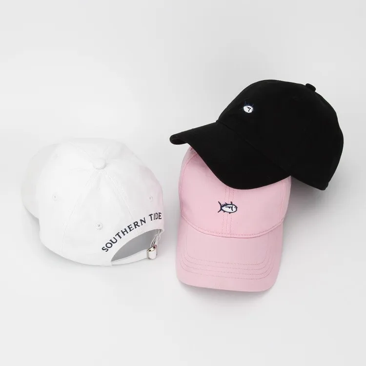 UNIKEVOW, модная кепка для гольфа, женская, хлопковая кепка, s, для женщин и мужчин, маленькая рыбка, одноцветная, для взрослых, бейсболка, черная, белая, кепка, Snapback, женская кепка