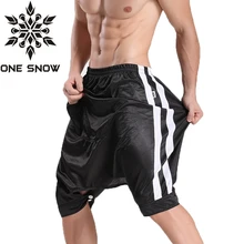 ONE SNOW Brand Summer Beach Shorts Men Basketball Parkour hip-hop Fitness Sport Running Jogger Shorts Men’s Board Shorts
