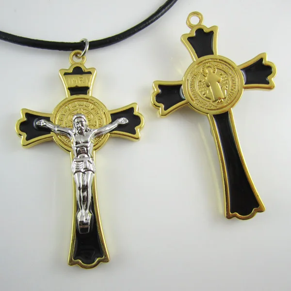 St. Benedict Crucifix Cross Necklace 