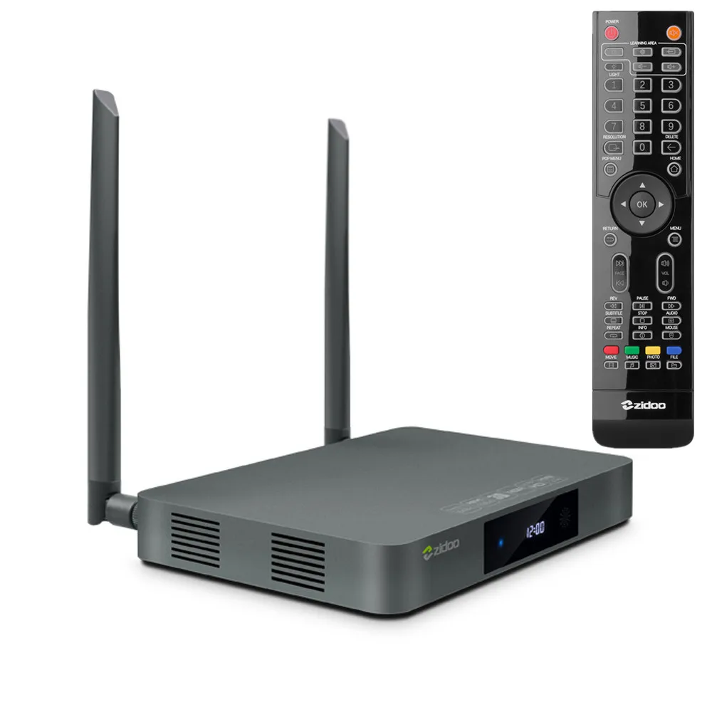 Zidoo Two Years French IPTV Box Media Player 4K HDR Smart TV Box Android 6.0 Subscription Arabic Spain Watching 3000+ Channels