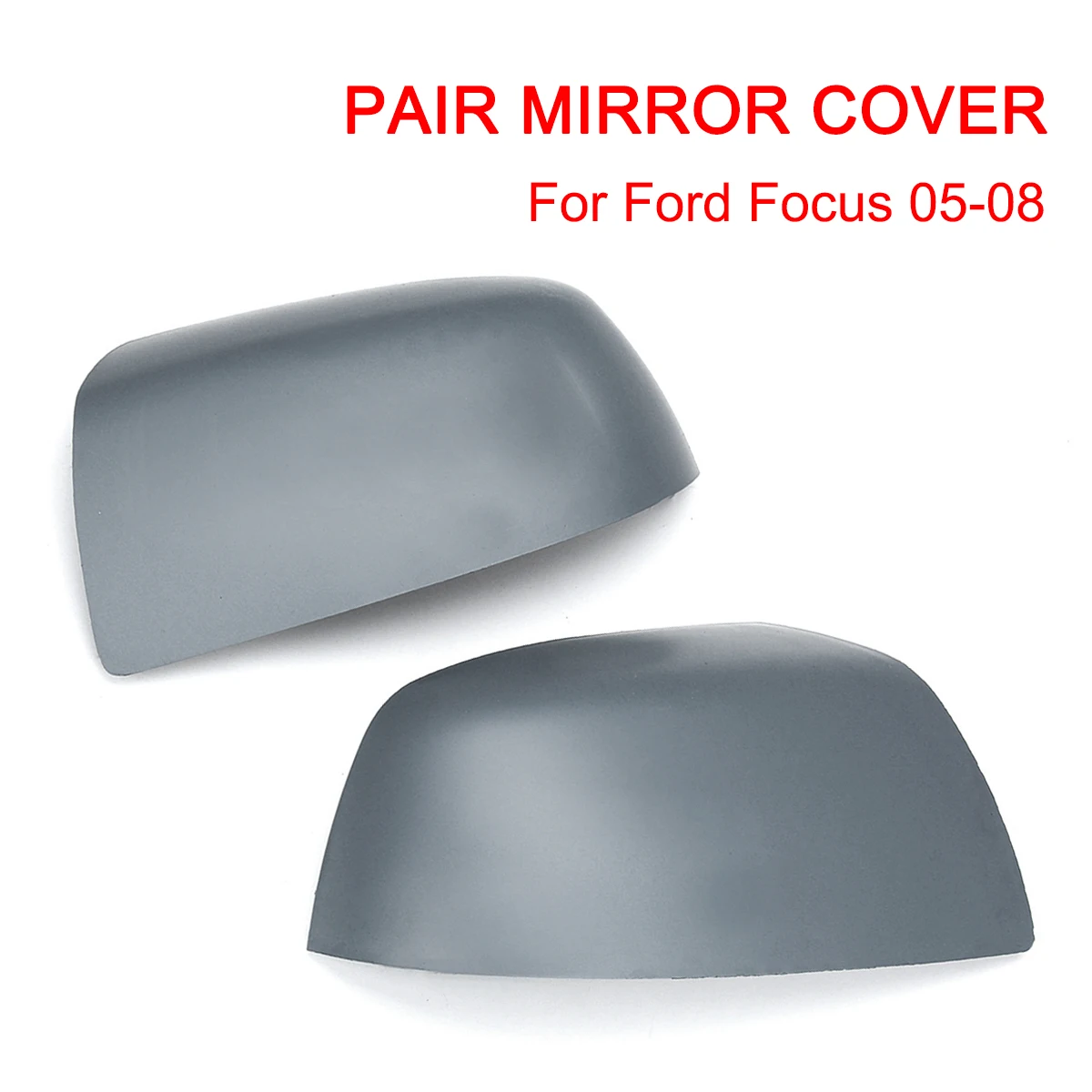 Car Left & Right Rear View Side Mirror Cover Wing Cap For Ford for