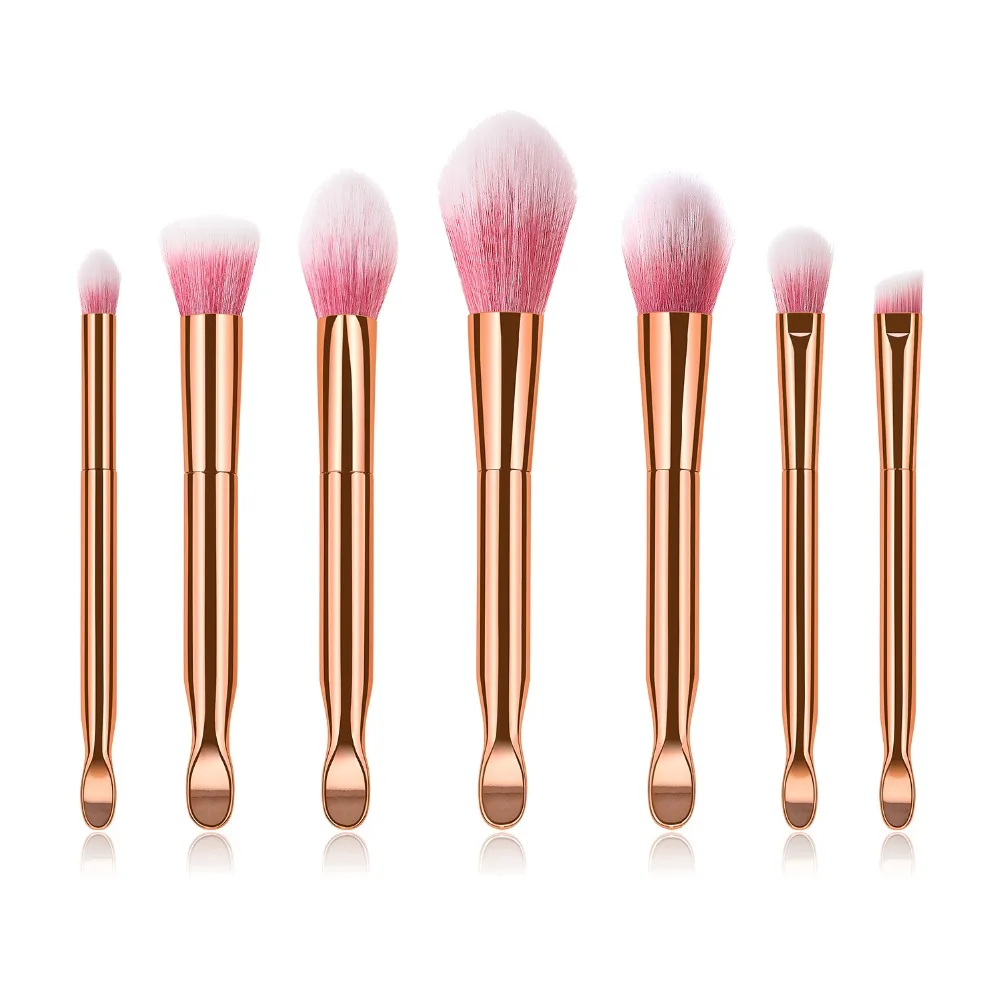 

Profession 5/7 Pcs Makeup Brushes Set Foundation Powder Eyeshadow Eyebrow Blusher Make Up Brush Beauty Makeup Comestic Tools Kit