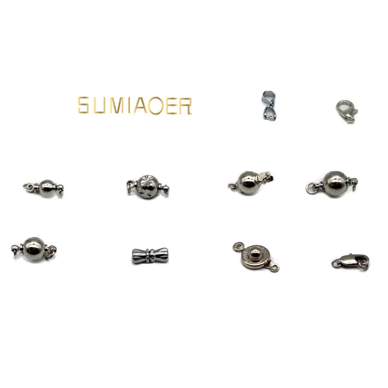 

Sumiaoer Jewelry Findings & Components Clasps For Jewelry Making Jewelry Accessories Bracelet Necklace Clasp Metal