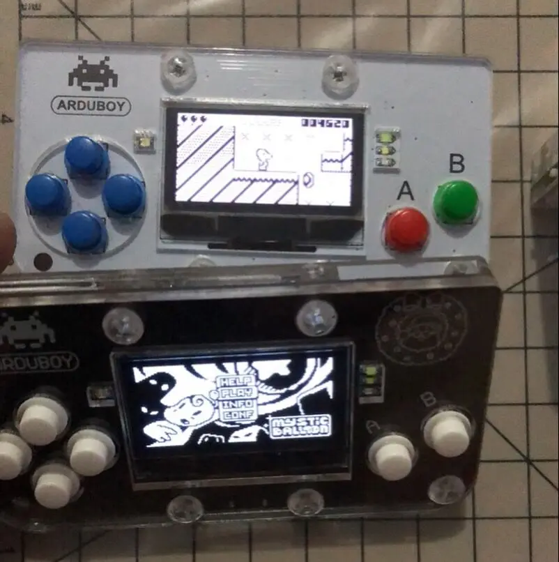 Arduboy с открытым исходным кодом программируемая портативная игровая консоль DIY Kit с duleonardo Driver battery USB Ностальгический