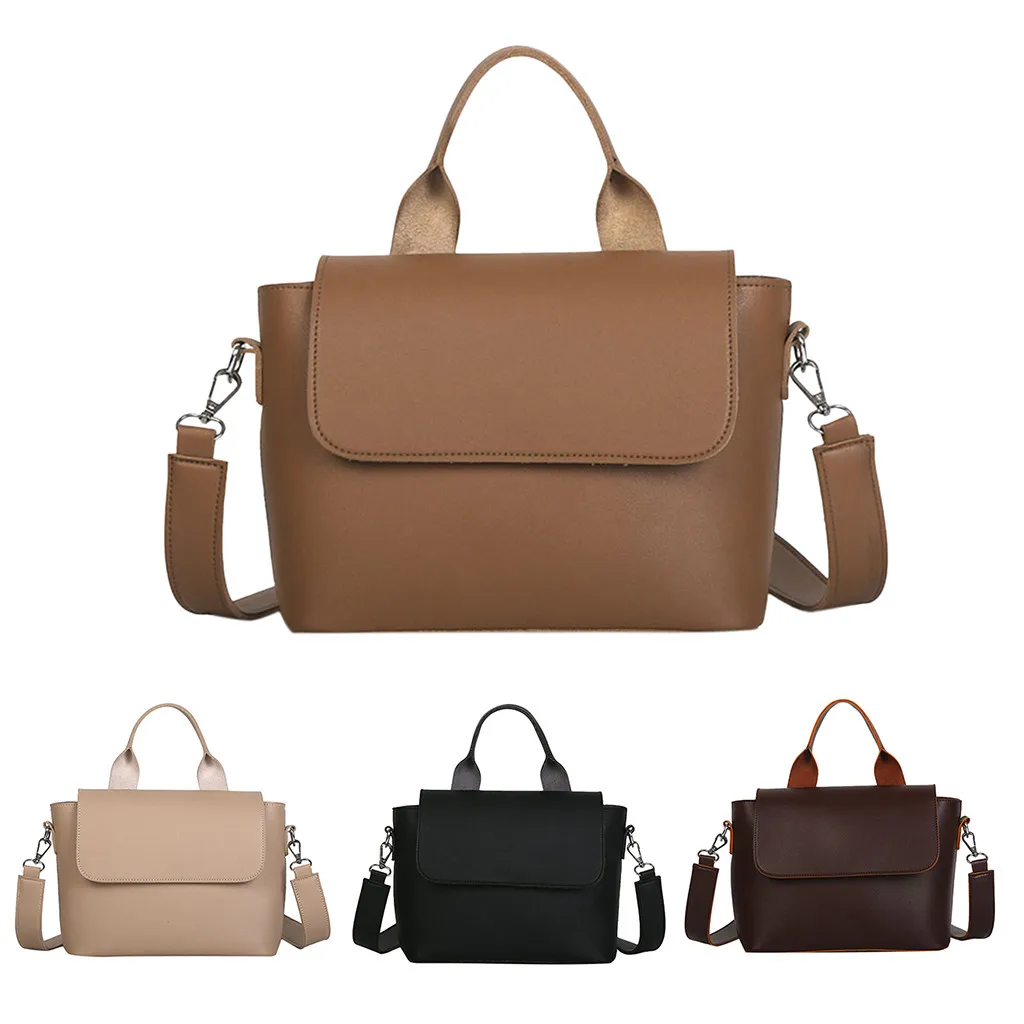 

2019 latest Women's Fashion Simple Leisure Bag Bag Large Capacity Single Shoulder Retro Messenger Bags 0504