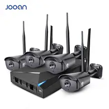 JOOAN, беспроводная система безопасности, 4CH CCTV NVR, 1080 P, wifi, для улицы, ночное видение, сетевая ip-камера, комплект видеонаблюдения