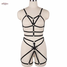 Женское нижнее белье готические ремни на плечо пикантная бахрома подвязка в виде портупеи кожаный ремень