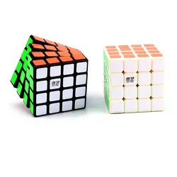 QIYI 4x4x4 Magic кубики Рубика ПВХ наклейки Профессиональный головоломка Cubo Magico Развивающие игрушки для детей классная игрушка для мальчика