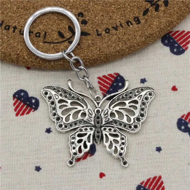 New Fashion hollow butterfly 60*48mm Pendant KeyChain,DIY Jewelry