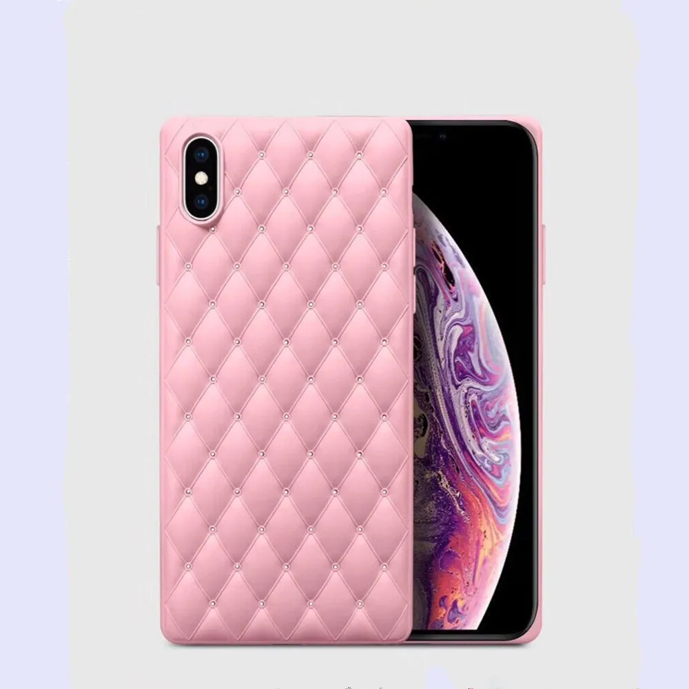 Square Phone Case For iphone XS Max X XR Shockproof Soft Silicone Case