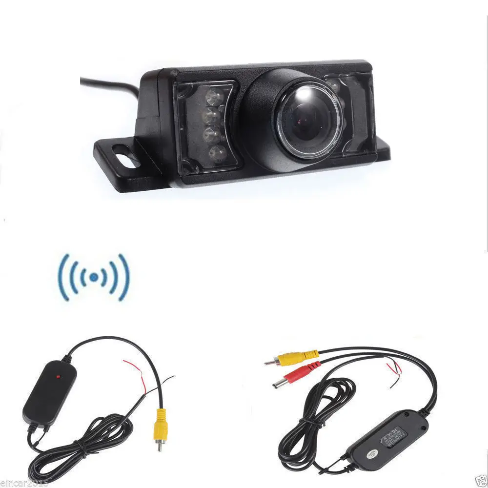 

Car Rear View Camera Night Vision Waterproof Infrared Auto Parking Camera Back wireless Reversing Camera Kit Back Up for Monitor