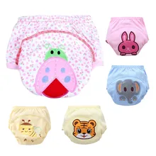 Летний Лидер продаж Детские хлопковые герметичность Подгузники обучения брюки для новорожденных девочек и мальчиков мультфильм хлеб Короткие штаны L1