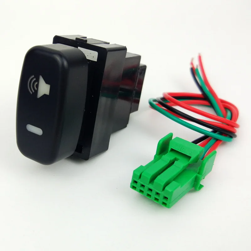 

Steering Wheel Heating Rearview Mirror Heating Music Volume Car stereo Fan Switch Button Wire For Mitsubishi Pajero Lancer X
