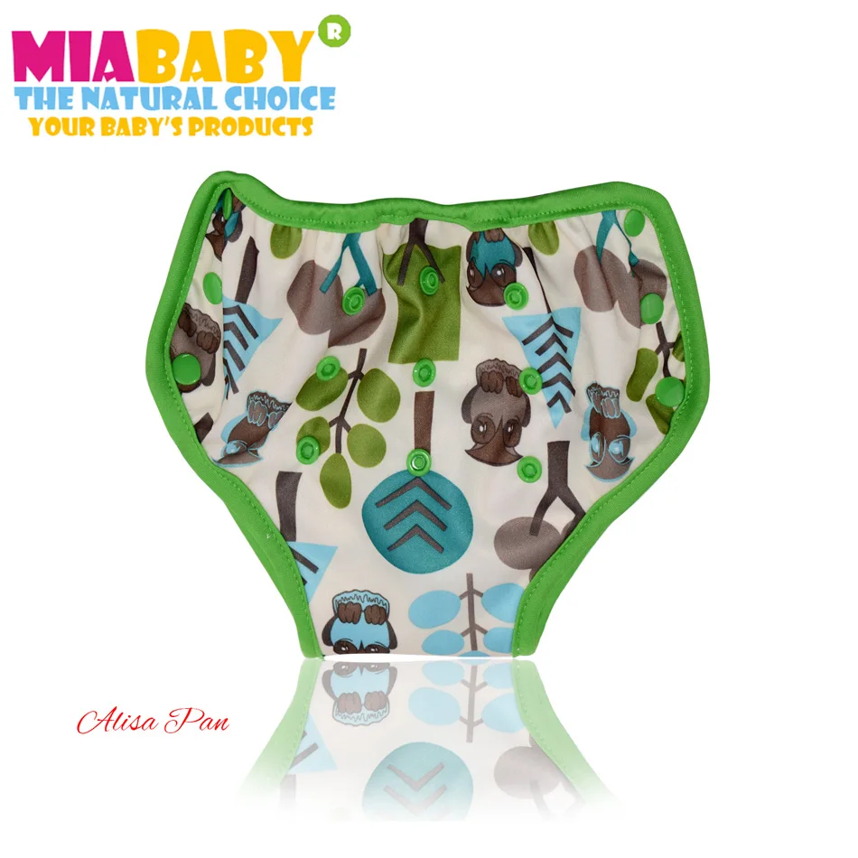 Miababy/тканевые тренировочные штаны для подгузников Бамбуковая махровая подкладка