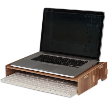 

Wooden Computer Frame plate notebook increase bracket computer desktop computer shelf laptop bracket