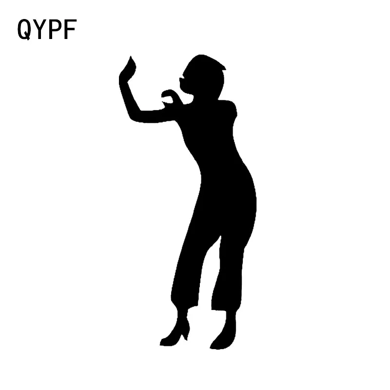 

QYPF 7.1* 15.2 Fashion Break Dance Decor Car Modelling Sticker Graphic Vinyl Accessories Black/Silver C16-2202