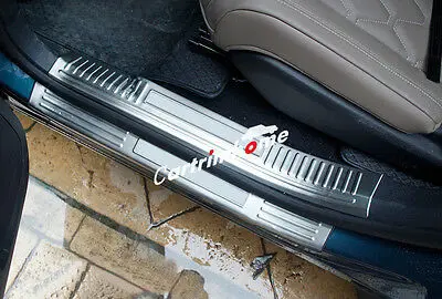 

8* Stainless steel Inner + Outer Door Sill Scuff Plate For Peugeot 5008 GT 2017