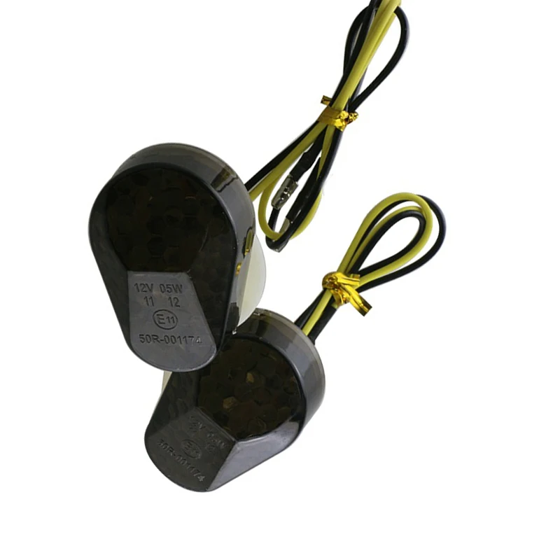 

A Pair of Motorcycle LED Mount Flush Blinker Indicator Turn Signals Light for Kawasaki ZX6R 2003 2004 2005 2006