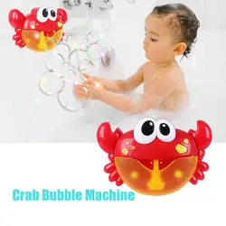 Новинка 2019 года весело Краб пузырь Bathtup игрушки для ванной Poll одежда заплыва музыкальный чайник Automated Носик душ для ванной игрушки для детей