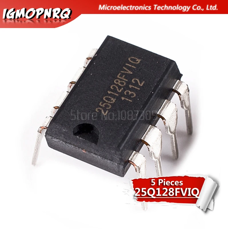 

5pcs W25Q128FVIQ 25Q128FVIQ DIP8 laptop p new original