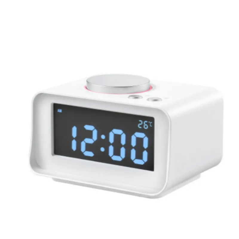 Multi function Electronic Alarm Clock LED Mute Luminous Snooze USB