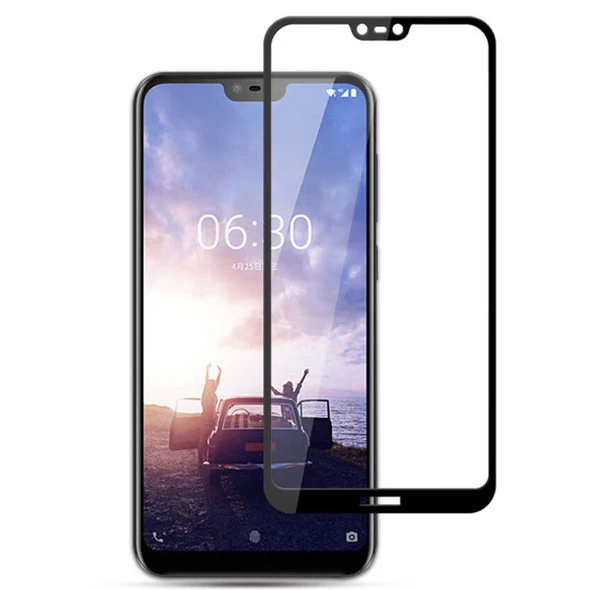 30 шт./лот 9H Премиум Закаленное стекло для Nokia 6,1 Plus полное покрытие Защитная пленка для Nokia 6,1 Plus