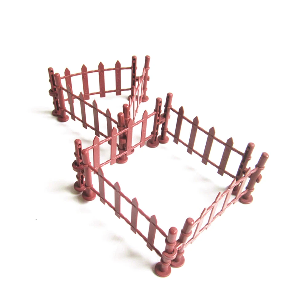 

7pcs/set Plastic Military Fence Rail Board Toy Soldier Army Men Accessories Railway Modeling Model Building Kit
