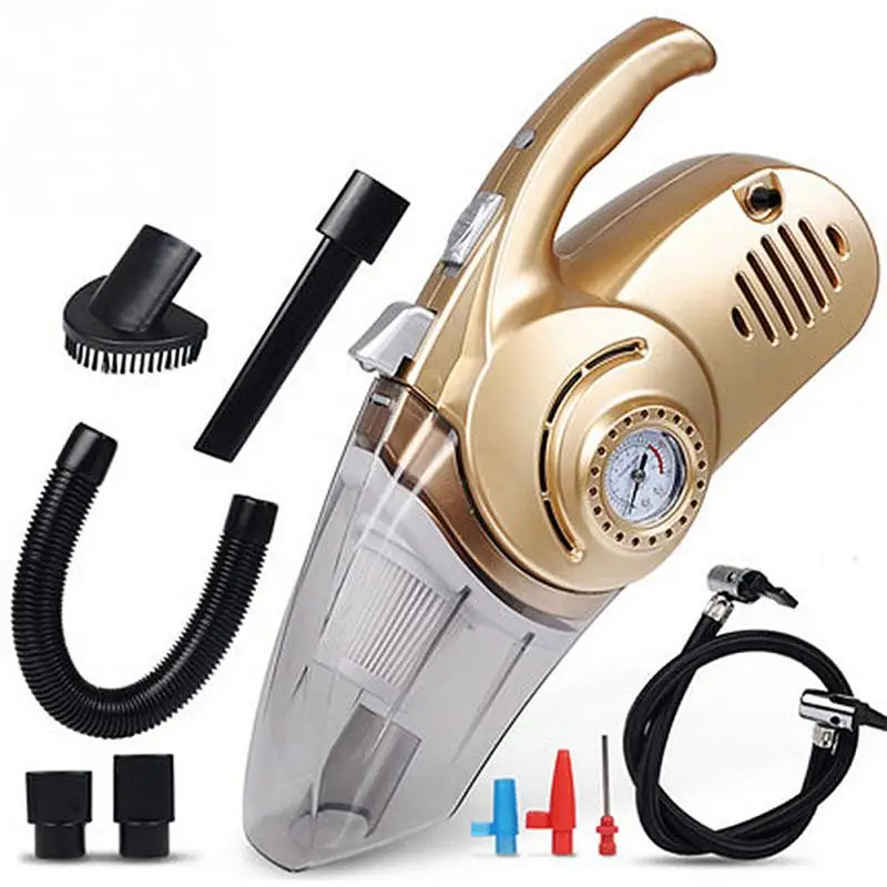 

4 In 1 High Power 12V Wet & Dry Vacuum Cleaner 120W Rechargeable Portable Car Dust Collector