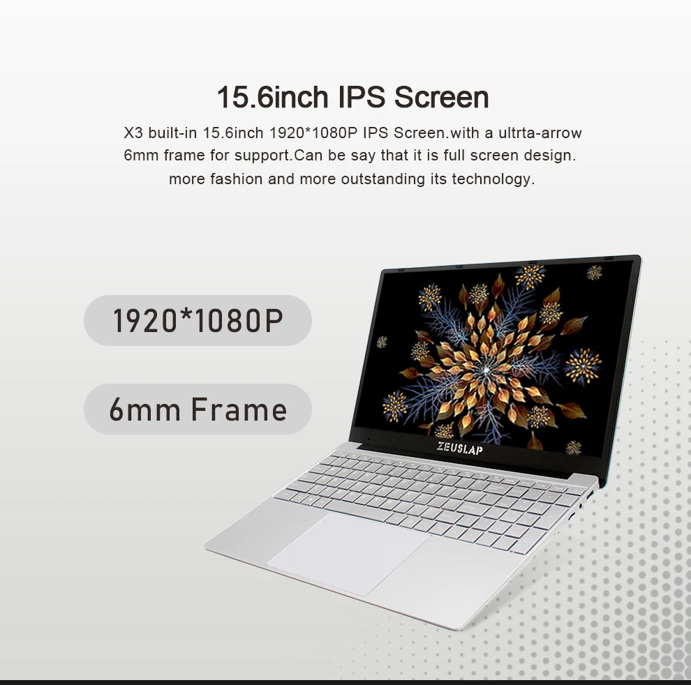 Ноутбук 15,6 дюймов 8 ГБ ОЗУ+ 256 SSD Intel Core i3-5005U cpu 1920X1080P FHD Wifi Bluetooth Win10 система ультратонкий ноутбук компьютер
