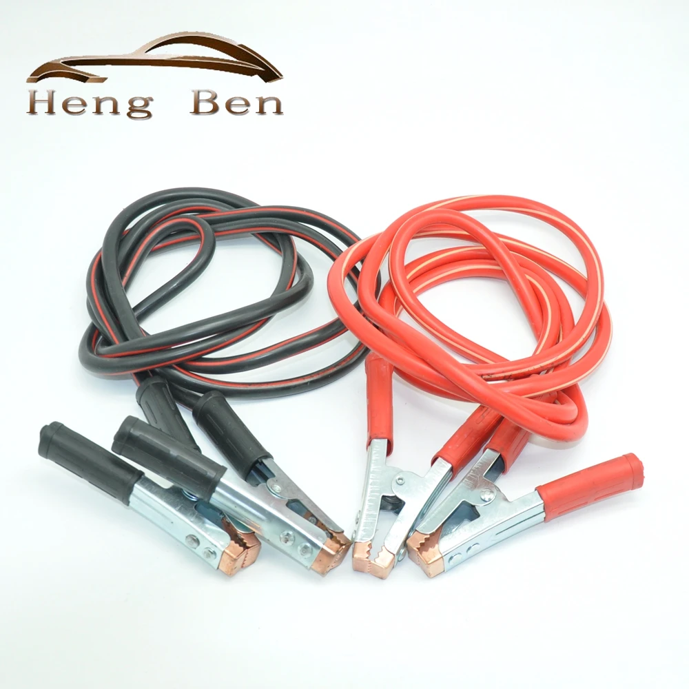 

HB Black Red 3M 1000AMP Copper Wire Auto Battery Line Emergency Cable Line Cable Clip Power Charging Jump Start Leads