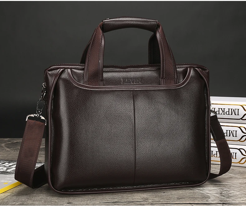 cowhide male commercial briefcase (11)