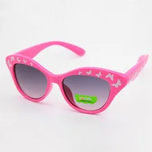 Солнцезащитные очки-бабочки для детей для маленьких детей, для мальчиков и девочек милые, кошачий глаз, солнцезащитные очки, UV400 яркие цвета модные пляжные Детские Óculos de sol N553