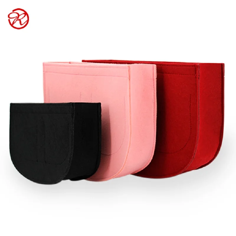 

New style felt bag organizer, felt insert bag organizer, popular cosmetic bag organizer felt for women