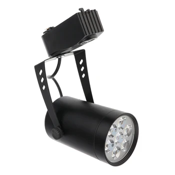 

7W LED Track Light Lamp Shop Display Downlight Spotlight Black Base Warm White