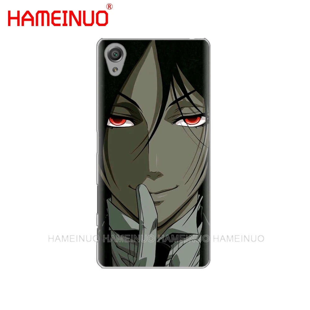 HAMEINUO Аниме Черный Батлер Kuroshitsuji чехол для телефона sony xperia z2 z3 z4 z5 mini plus aqua M4 M5 E4 E5 E6
