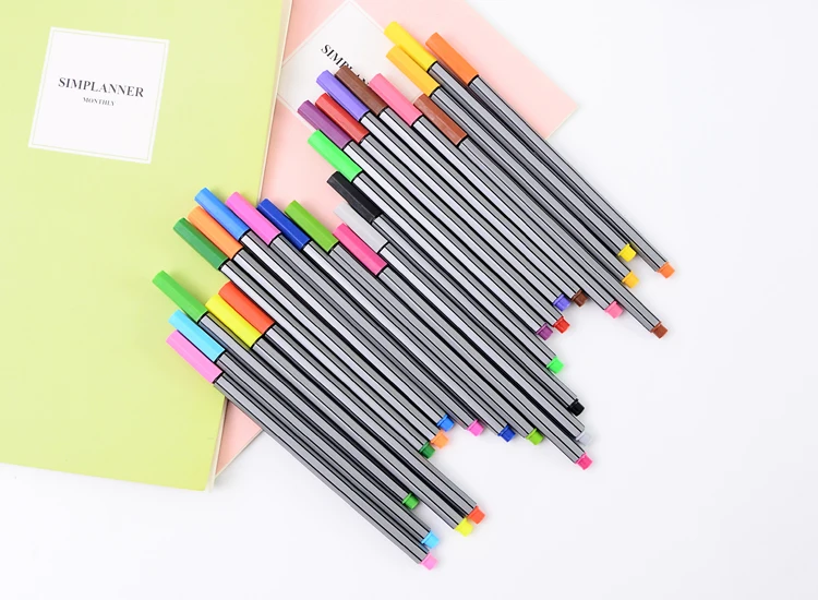 Marcadores de Arte Desenho para Anime Cores Tinta Caneta Pintura Quadrinhos Esboçar Arte Material Escolar Papelaria 36 4 Material escolar e de escritório