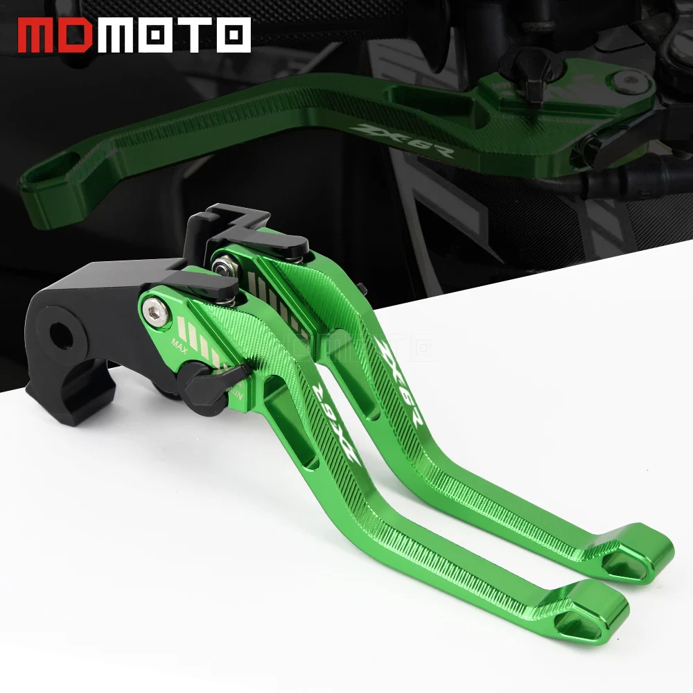 

2019 NEW CNC Motorcycle Brake Clutch Levers for Kawasaki ZX-6R ZX-636 ZX6R ZX636 2019 Accessories LOGO ZX6R