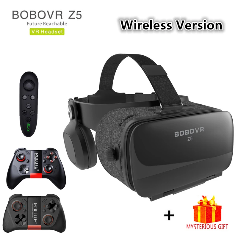 Bobovr Z5 Bluetooth Bobo Casque VR Очки виртуальной реальности 3d очки гарнитура шлем для iPhone Android